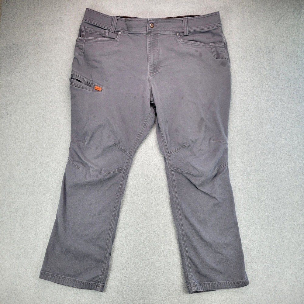 Brunt The Torra Work Pant Mens Fits 40x29 Grey Utility Stretch Canvas